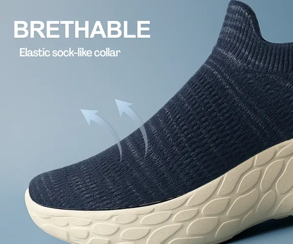 Navy_Synthetic_Leather_Lace_Up_Running_Slip_Ons_Shoes_|_For_Men