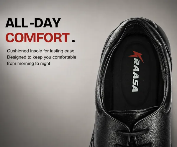 Kraasa_Men�s_Formal_Lace-Up_Shoes_|_Vegan_Leather_Upper_|_Airmix_Sole_|_High_Cushioning_|_Lightweight_&_Comfortable_Office_Dress_Shoes