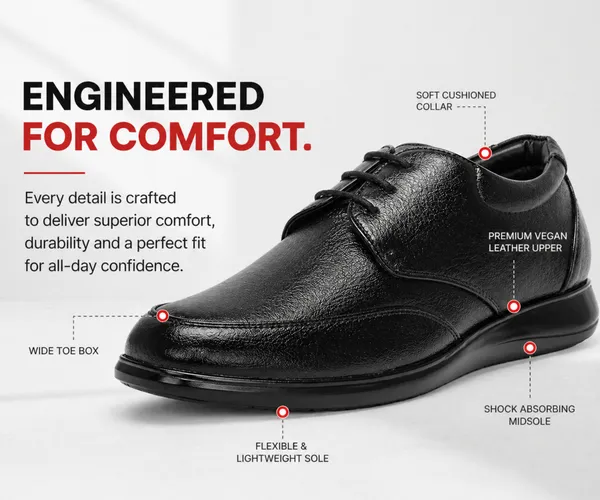 Kraasa_Men�s_Formal_Lace-Up_Shoes_|_Vegan_Leather_Upper_|_Airmix_Sole_|_High_Cushioning_|_Lightweight_&_Comfortable_Office_Dress_Shoes
