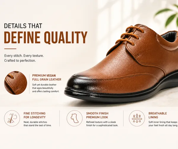 Kraasa_Men�s_Formal_Lace-Up_Shoes_|_Vegan_Leather_Upper_|_Airmix_Sole_|_High_Cushioning_|_Lightweight_&_Comfortable_Office_Dress_Shoes