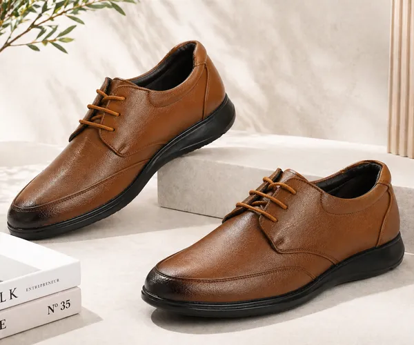 Kraasa_Men�s_Formal_Lace-Up_Shoes_|_Vegan_Leather_Upper_|_Airmix_Sole_|_High_Cushioning_|_Lightweight_&_Comfortable_Office_Dress_Shoes