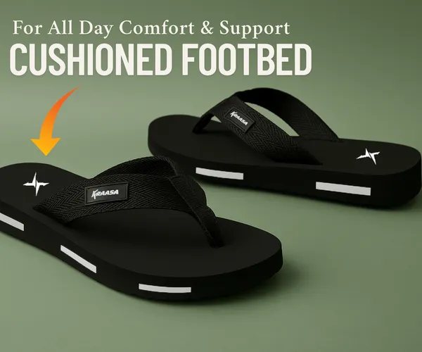 Kraasa_EVA_Men's_Flip_Flops_with_Wide_Fabric_Straps_|_Lightweight_Thick_Sole_Anti-Slip_Slippers_Casual_Summer_Sandals_&_Chappal