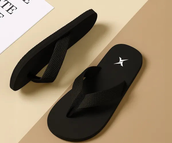 Kraasa_Men's_EVA_Ortho_Slippers_with_Soft_Fabric_Straps_|_Lightweight_Comfortable_Anti-Slip_Daily_Use_Casual_Chappal_in_Exciting_Colors