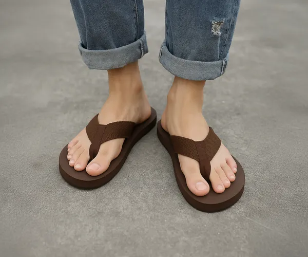Kraasa_Men's_EVA_Ortho_Slippers_with_Soft_Fabric_Straps_|_Lightweight_Comfortable_Anti-Slip_Daily_Use_Casual_Chappal_in_Exciting_Colors