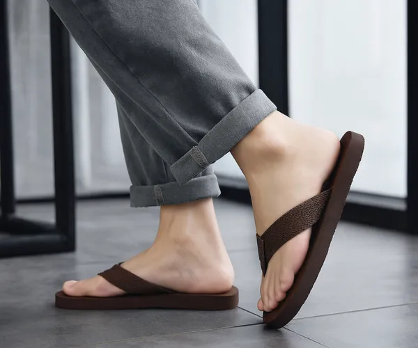 Kraasa_Men's_EVA_Ortho_Slippers_with_Soft_Fabric_Straps_|_Lightweight_Comfortable_Anti-Slip_Daily_Use_Casual_Chappal_in_Exciting_Colors