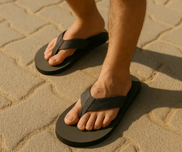 Kraasa_Men's_EVA_Ortho_Slippers_with_Soft_Fabric_Straps_|_Lightweight_Comfortable_Anti-Slip_Daily_Use_Casual_Chappal_in_Exciting_Colors