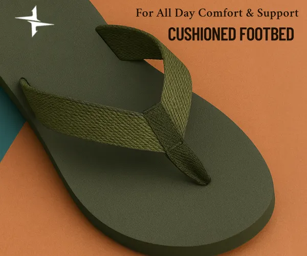 Kraasa_Men's_EVA_Ortho_Slippers_with_Soft_Fabric_Straps_|_Lightweight_Comfortable_Anti-Slip_Daily_Use_Casual_Chappal_in_Exciting_Colors