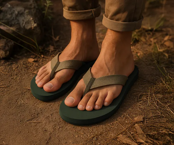 Kraasa_Men's_EVA_Ortho_Slippers_with_Soft_Fabric_Straps_|_Lightweight_Comfortable_Anti-Slip_Daily_Use_Casual_Chappal_in_Exciting_Colors