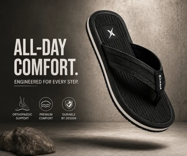 Kraasa_DailyStep_Men's_Diabetic_Footwear_|_Doctor_Inspired_|_Wide_Toe_Box_|_Orthopedic_Flip_Flop_|_Pressure-Relief_Cushion_|_Anti-Skid_Waterproof_EVA_Slipper_for_Men