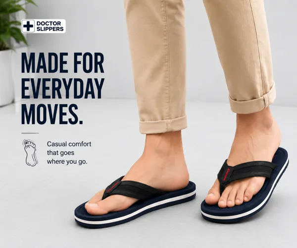 Kraasa_DailyStep_Men's_Diabetic_Footwear_|_Doctor_Inspired_|_Wide_Toe_Box_|_Orthopedic_Flip_Flop_|_Pressure-Relief_Cushion_|_Anti-Skid_Waterproof_EVA_Slipper_for_Men