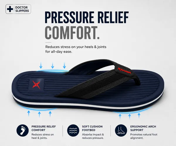 Kraasa_DailyStep_Men's_Diabetic_Footwear_|_Doctor_Inspired_|_Wide_Toe_Box_|_Orthopedic_Flip_Flop_|_Pressure-Relief_Cushion_|_Anti-Skid_Waterproof_EVA_Slipper_for_Men