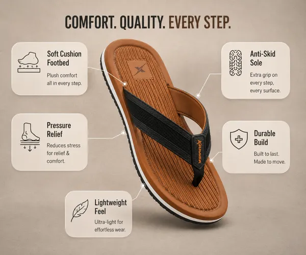 Kraasa_DailyStep_Men's_Diabetic_Footwear_|_Doctor_Inspired_|_Wide_Toe_Box_|_Orthopedic_Flip_Flop_|_Pressure-Relief_Cushion_|_Anti-Skid_Waterproof_EVA_Slipper_for_Men