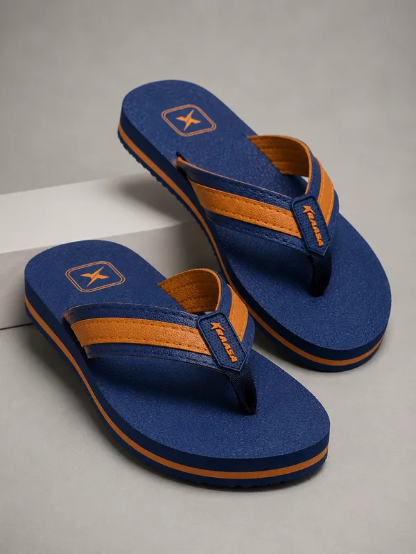 Kraasa_Fleece_Slippers_for_Man_|_Slip-On_Slippers,__Soft_EVA_footbed,_anti-skid_sole,_ortho_cushioning._For_home,_indoor,_bathroom_and_daily_use.