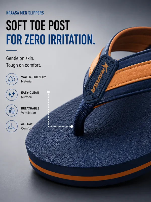 Kraasa_Fleece_Slippers_for_Man_|_Slip-On_Slippers,__Soft_EVA_footbed,_anti-skid_sole,_ortho_cushioning._For_home,_indoor,_bathroom_and_daily_use.