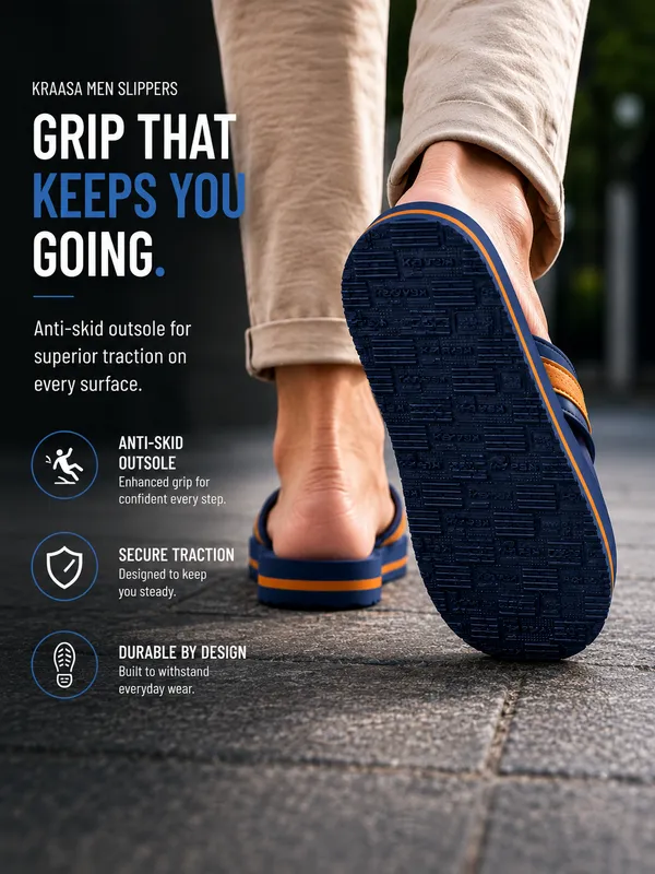 Kraasa_Fleece_Slippers_for_Man_|_Slip-On_Slippers,__Soft_EVA_footbed,_anti-skid_sole,_ortho_cushioning._For_home,_indoor,_bathroom_and_daily_use.