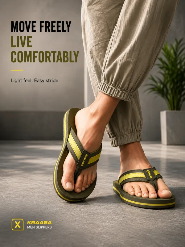 Kraasa_Fleece_Slippers_for_Man_|_Slip-On_Slippers,__Soft_EVA_footbed,_anti-skid_sole,_ortho_cushioning._For_home,_indoor,_bathroom_and_daily_use.