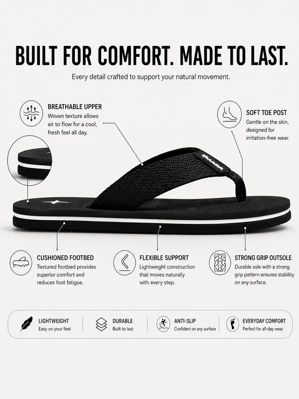 Kraasa_Willow_Slippers_for_Man_|_Ortho_Slip-On_Slippers,_Soft_EVA_footbed,_anti-skid_sole,_ortho_cushioning._For_home,_indoor,_bathroom_and_daily_use.