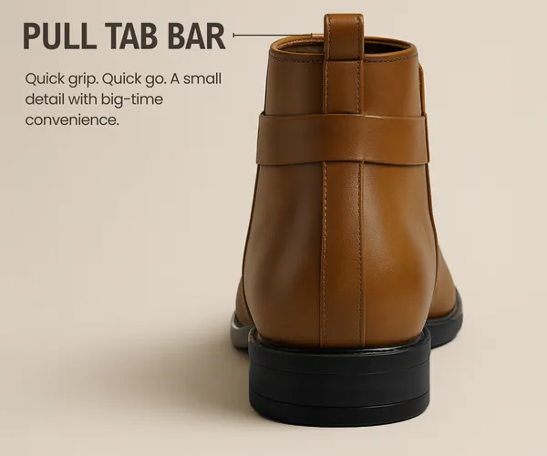 Kraasa_The_Harness_Mens_stylish_vegan_Leather_Chelsea_Boots_with_Side_Zipper_&_O-ring_Strap_Elastic_Panel_Ankle_Boot_(Tan_/_Black_/_Brown)