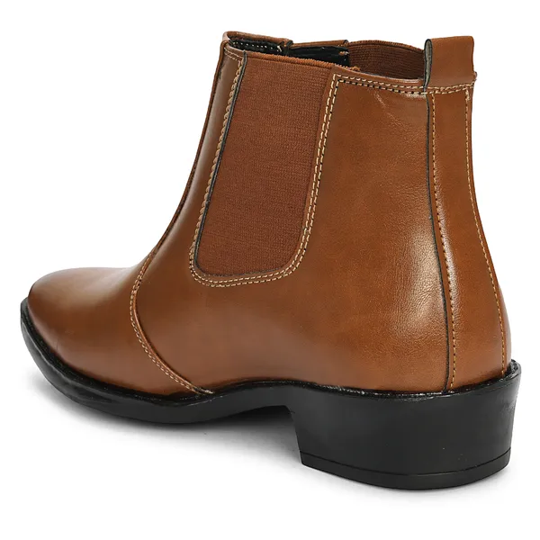Kraasa_Men's_Synthetic_Leather_Chelsea_Boots_'_Slip-On_Ankle_Boots_with_Elastic_Side_Panels_&_Low_Heel,_Formal_Casual_Wear