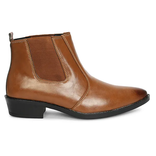 Kraasa_Men's_Synthetic_Leather_Chelsea_Boots_'_Slip-On_Ankle_Boots_with_Elastic_Side_Panels_&_Low_Heel,_Formal_Casual_Wear