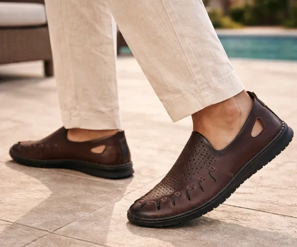 Kraasa_Men's_Premium_Slip-On_Sandals_with_Cushioned_Insole_|_Durable_PU_Sole_|_Comfortable_Casual_Footwear