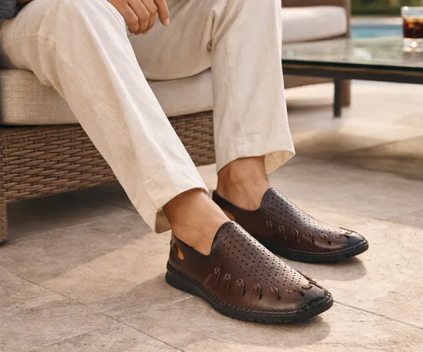 Kraasa_Men's_Premium_Slip-On_Sandals_with_Cushioned_Insole_|_Durable_PU_Sole_|_Comfortable_Casual_Footwear