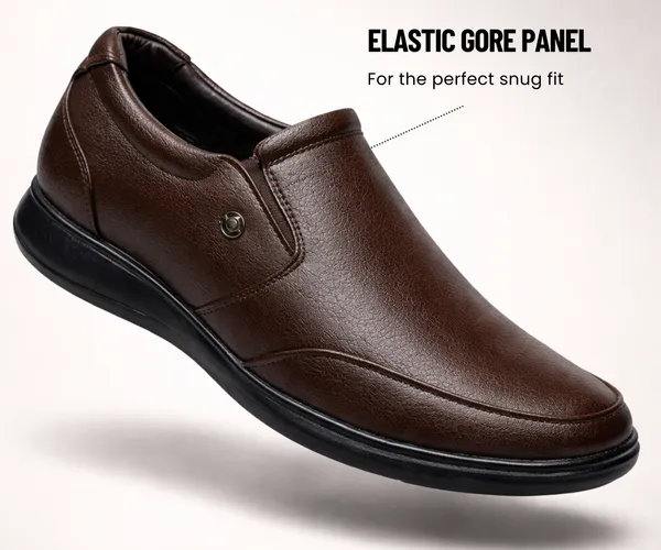 Kraasa_Men's_Formal_Slip-On_Shoes_|_Vegan_Leather_Upper_|_Airmix_Sole_|_High_Cushioning_|_Lightweight_&_Comfortable