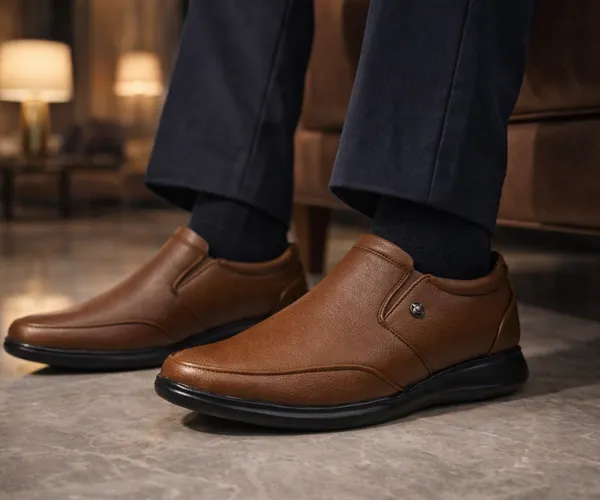 Kraasa_Men's_Formal_Slip-On_Shoes_|_Vegan_Leather_Upper_|_Airmix_Sole_|_High_Cushioning_|_Lightweight_&_Comfortable