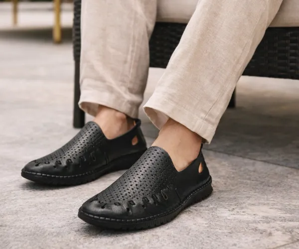 Kraasa_Men's_Premium_Slip-On_Sandals_with_Cushioned_Insole_|_Durable_PU_Sole_|_Comfortable_Casual_Footwear