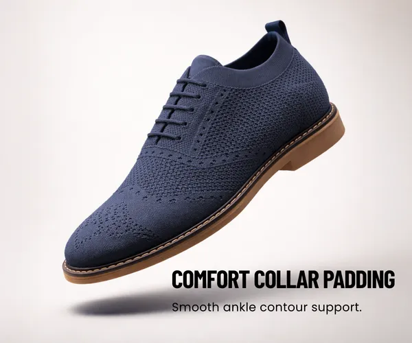 Kraasa_Men's_Casual_Sneaker_Lace-Up_Oxford_Shoes_|_Breathable_Knit_Upper_|_Lightweight_&_Comfortable_|_Stylish_Brown_Sole_|_Office