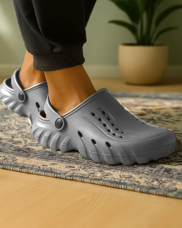 Grey_Synthetic_Leather_Adjustable_Back_Strap_Clogs_|_For_Men