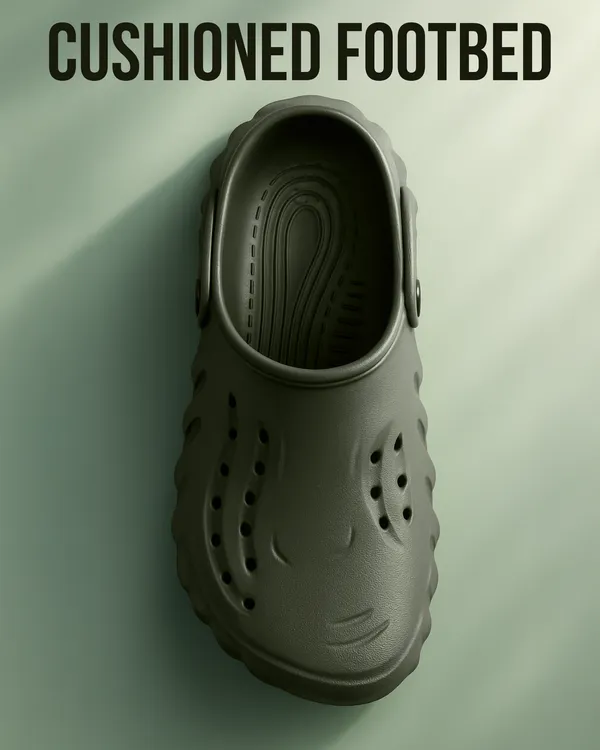 Green_Synthetic_Leather_Adjustable_Back_Strap_Clogs_|_For_Men