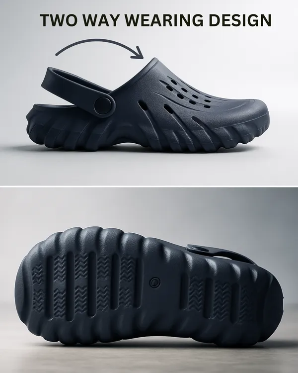 Navy_Synthetic_Leather_Adjustable_Back_Strap_Clogs_|_For_Men