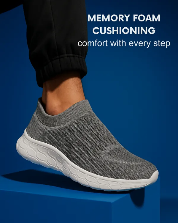 Light_Grey_Mesh_Upper_Running_Slip_Ons_Shoes_|_For_Men