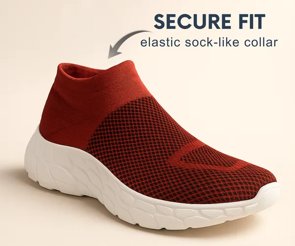 Maroon_Mesh_Upper_Running_Slip_Ons_Shoes_|_For_Men