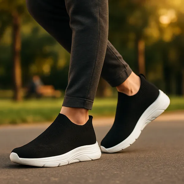 CLOUDEASE_Black_Men's_Lightweight_Knit_Sneakers_with_Memory_Insole_|_Breathable,_Running,_Walking_&_Gym_Shoes_(Sizes_6-10,_Multiple_Colors)