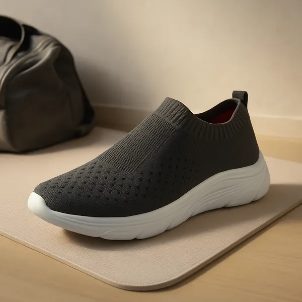 CLOUDEASE_Grey_Men's_Lightweight_Knit_Sneakers_with_Memory_Insole_|_Breathable,_Running,_Walking_&_Gym_Shoes_(Sizes_6-10,_Multiple_Colors)
