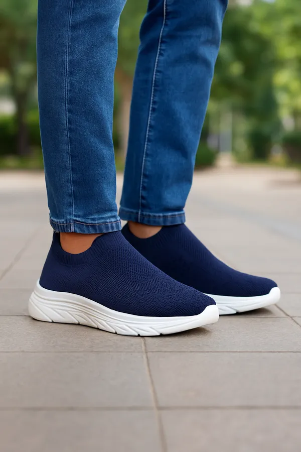 CLOUDEASE_Navy_Men's_Lightweight_Knit_Sneakers_with_Memory_Insole_|_Breathable,_Running,_Walking_&_Gym_Shoes_(Sizes_6-10,_Multiple_Colors)