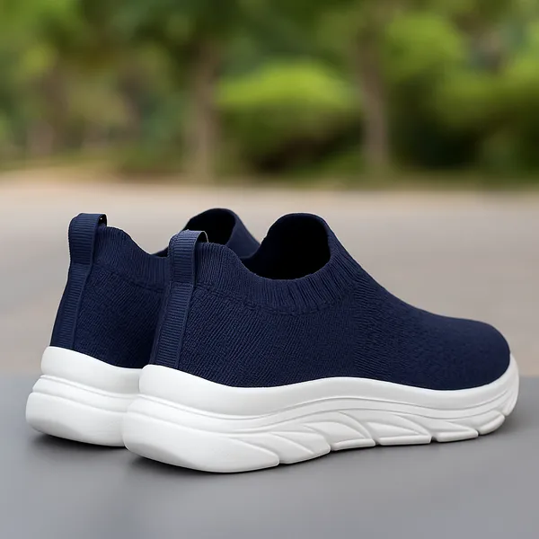 CLOUDEASE_Navy_Men's_Lightweight_Knit_Sneakers_with_Memory_Insole_|_Breathable,_Running,_Walking_&_Gym_Shoes_(Sizes_6-10,_Multiple_Colors)