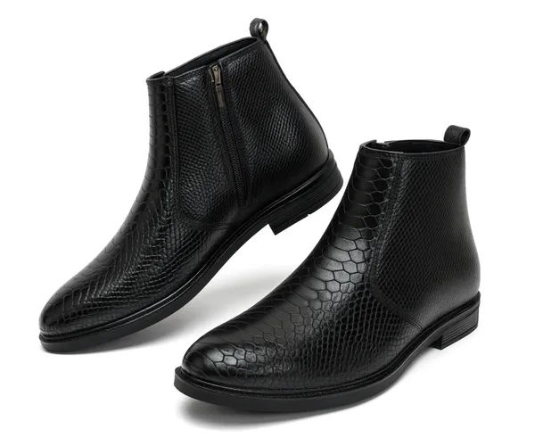 Kraasa_ORION-X_Men's_Vegan_Leather_Chelsea_Boots_Classic_Almond_Toe_Ankle_Boots_with_Textured_Finish_|_Formal_&_Smart_Casual_Boots