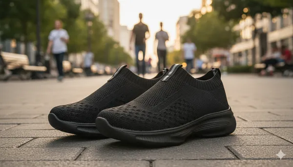 ZORION_Black_Casual_Shoes_for_Men_|_Trendy_Sneakers_for_Men_with_Cushioned_Footbed_and_Design_|_Comfortable,_Stylish_and_Durable_Fashion_Walking_Shoes_2025