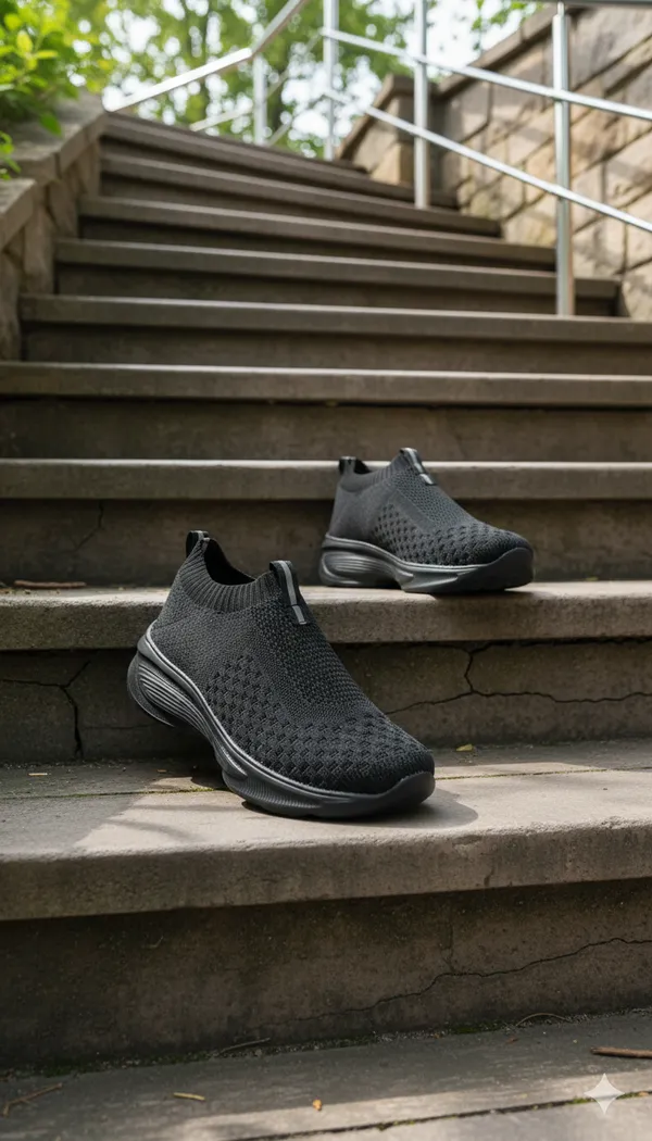 ZORION_Black_Casual_Shoes_for_Men_|_Trendy_Sneakers_for_Men_with_Cushioned_Footbed_and_Design_|_Comfortable,_Stylish_and_Durable_Fashion_Walking_Shoes_2025