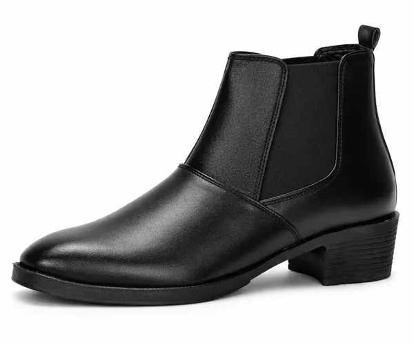 Kraasa_Men's_Height_Increasing_Chelsea_Boots_|_PU_Leather_Slip-On_Ankle_Boots_|_Comfortable_Formal_&_Smart_Casual_Footwear