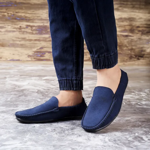 Blue_Synthetic_Leather_Slip_On_Loafers_|_For_Men