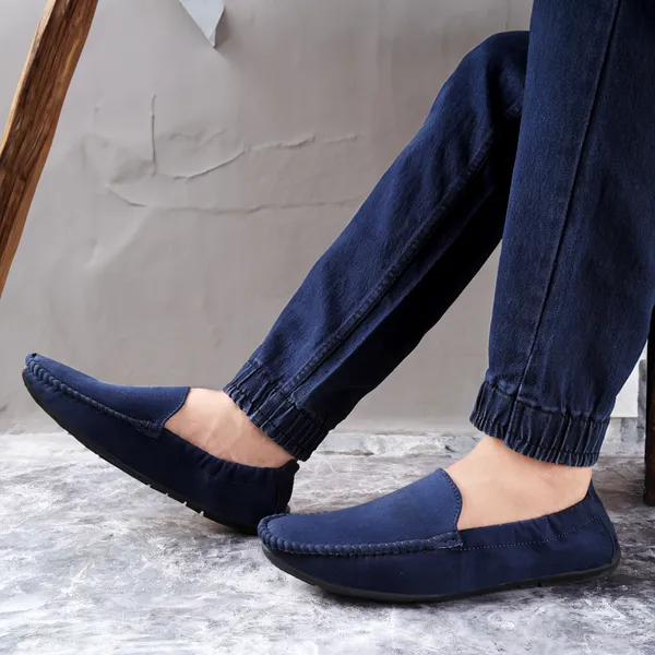Blue_Synthetic_Leather_Slip_On_Loafers_|_For_Men