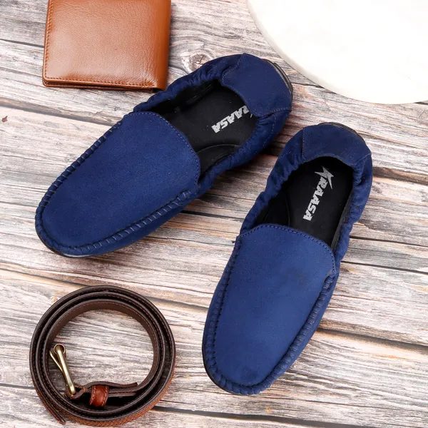 Blue_Synthetic_Leather_Slip_On_Loafers_|_For_Men