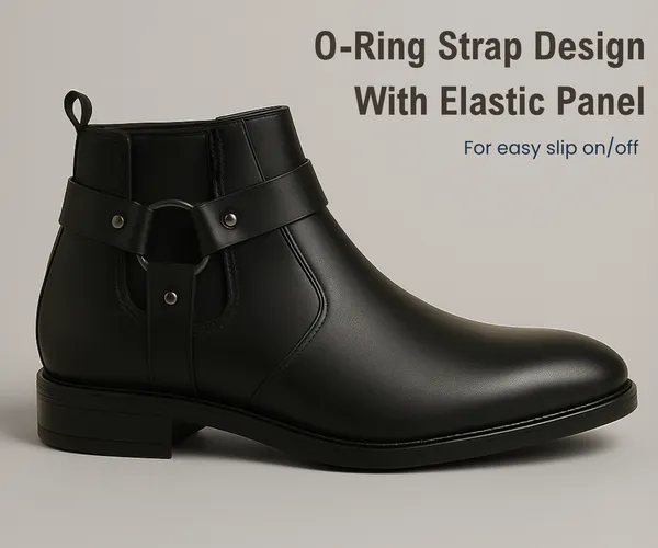 Kraasa_The_Harness_Men_stylish_vegan_Leather_Chelsea_Boots_with_Side_Zipper_&_O-ring_Strap_Elastic_Panel_Ankle_Boot_(Tan_/_Black_/_Brown)