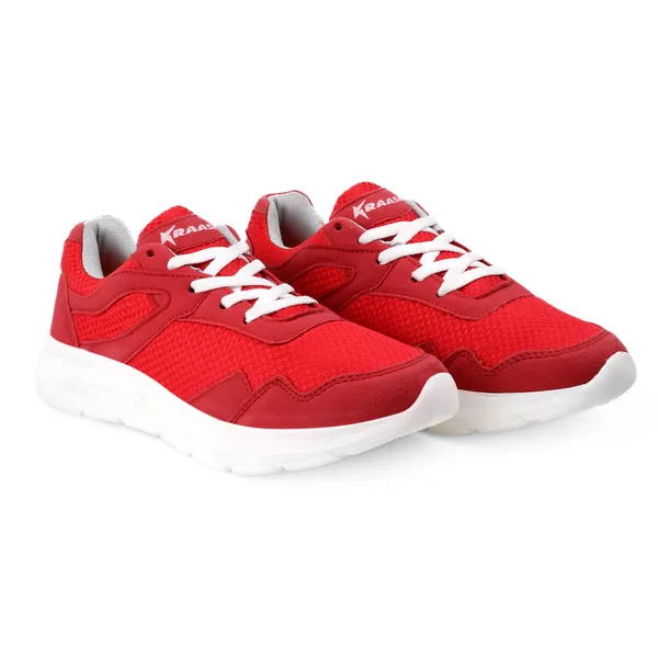 Red_Synthetic_Leather_Lace_Up_Running_Shoes_|_For_Men