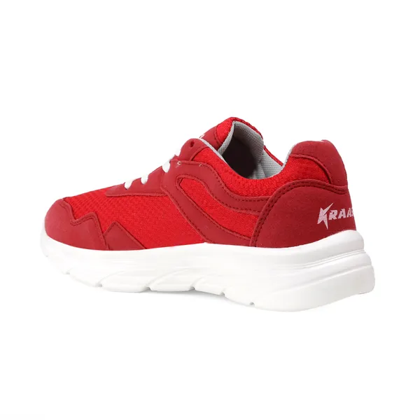 Red_Synthetic_Leather_Lace_Up_Running_Shoes_|_For_Men