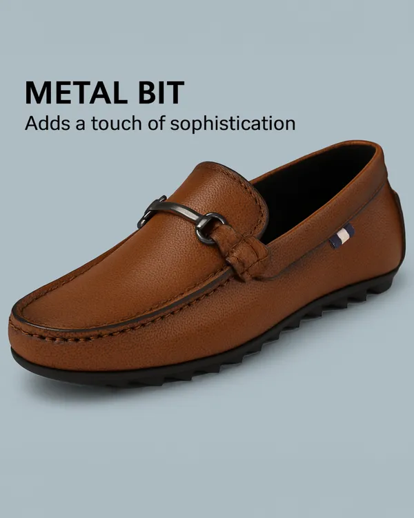 Tan_Synthetic_Leather_Slip_On_Loafers_|_For_Men